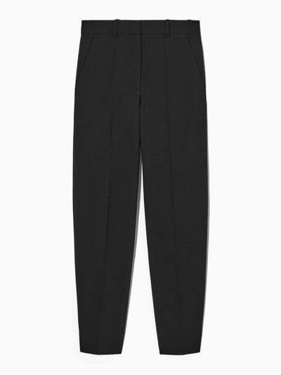 Cos Regular-fit tapered wool-blend trousers at Collagerie