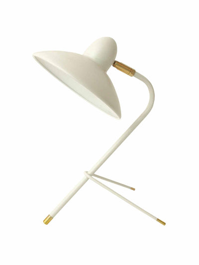 Smallable White metal table lamp at Collagerie