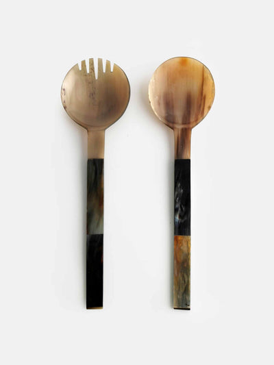 Soho Home Mixed horn oversized serving set at Collagerie