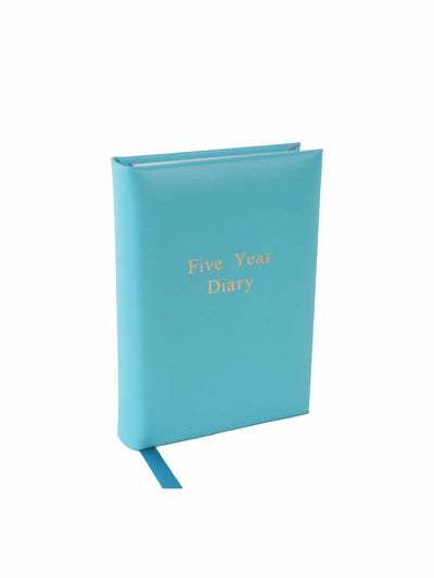 Noble Macmillan Turquoise five year diary at Collagerie