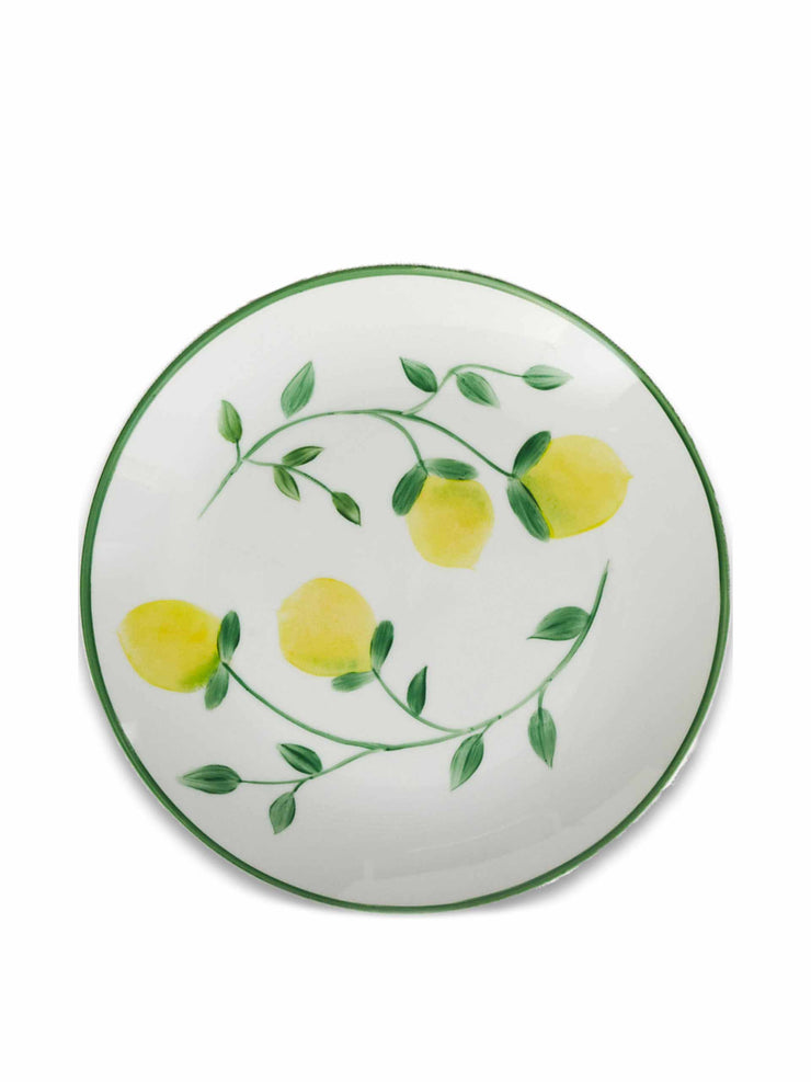 Ischia lemon green salad dessert plate