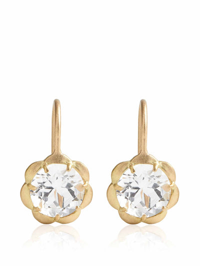 Jamie Wolf 18kt gold and topaz Blossom earrings at Collagerie