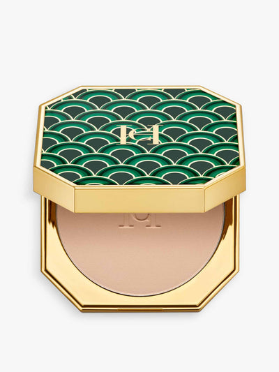 Carolina Herrera Green waves compact makeup case at Collagerie