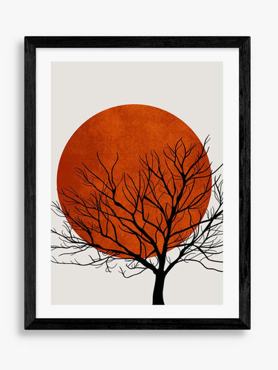 East End Prints Kubistika 'Warm Winter' framed print at Collagerie