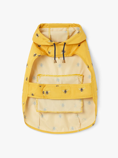 Joules Go Lightly printed water resistant packaway dog jacket at Collagerie