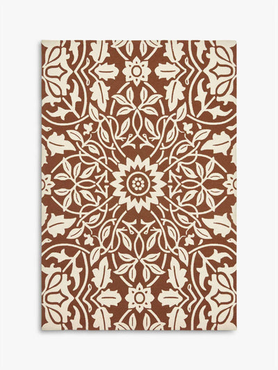 Morris & Co. Patterned indoor-outdoor rug at Collagerie