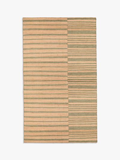 John Lewis Offset striped indoor/outdoor rug at Collagerie