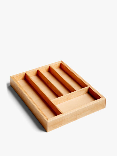 John Lewis Modern country expandable wooden cutlery tray at Collagerie