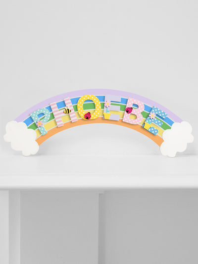 Jojo Maman Bebe Rainbow door plaque at Collagerie