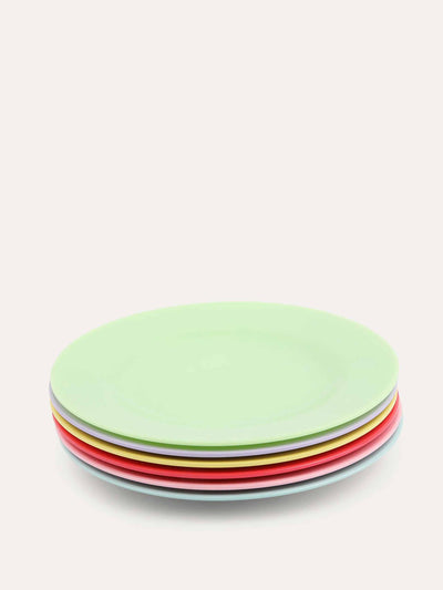 rice set of 6 melamine plates at Collagerie