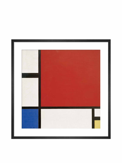 King and Mcgaw Framed Mondrian print at Collagerie