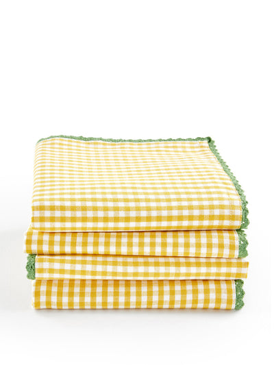 La Redoute Gingham table napkins, Set of 4 at Collagerie