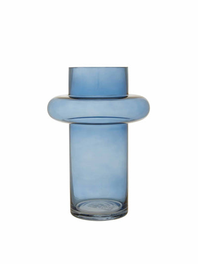 So'Home Blue glass vase at Collagerie