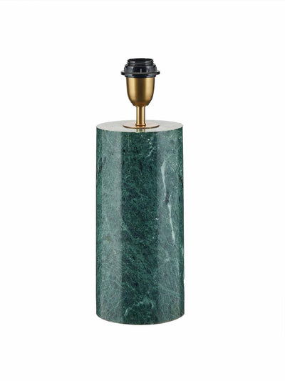 So'Home Marble cylyndrical table lamp base at Collagerie