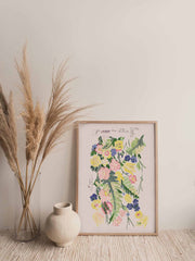 No.015 'Lady Garden' vintage archive poster print