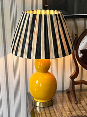 Black stripe Tangier lampshade