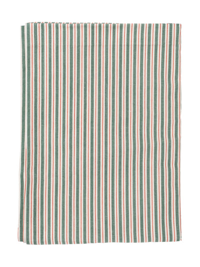 Late Afternoon Garden stripe tablecloth at Collagerie