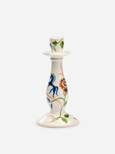 Anna + Nina Flower parade ceramic candle holder at Collagerie