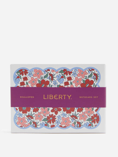 Liberty Steel Petal Press Liberty London Thank you cards (set of 6) at Collagerie