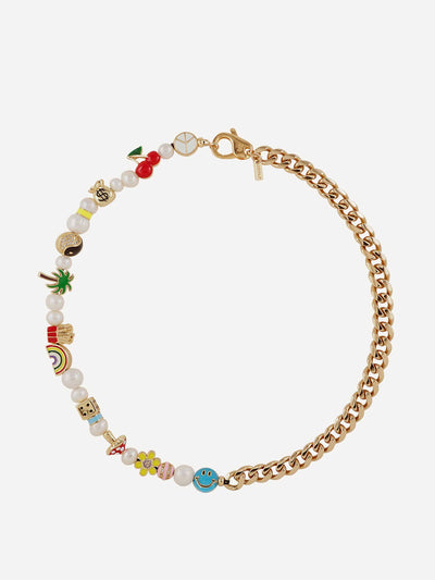 Martha Calvo 14kt gold plated chain with charms at Collagerie