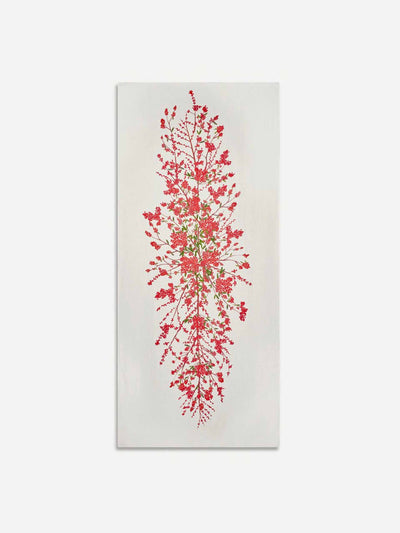 Summerill & Bishop Cranberry design linen tablecloth at Collagerie