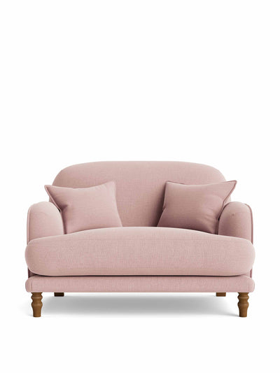 Loaf Love seat sofa in rosewater at Collagerie