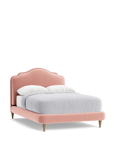 Loaf Sugar Push velvet double bed at Collagerie