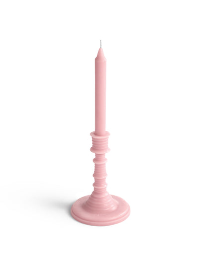 Loewe Pink wax candle holder at Collagerie