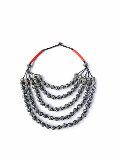 Lola & Mawu Maimou terracotta necklace at Collagerie