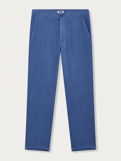 Love Brand & Co Blue linen trousers at Collagerie