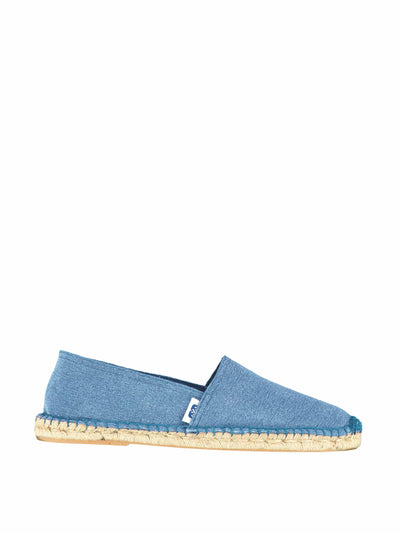 Love Brand & Co Blue cotton espadrilles at Collagerie