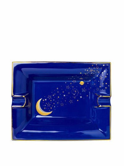 CasaCarta Large blue Luna trinket tray/ashtray at Collagerie
