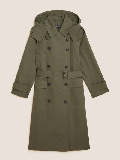 Marks & Spencer Cotton trench coat at Collagerie