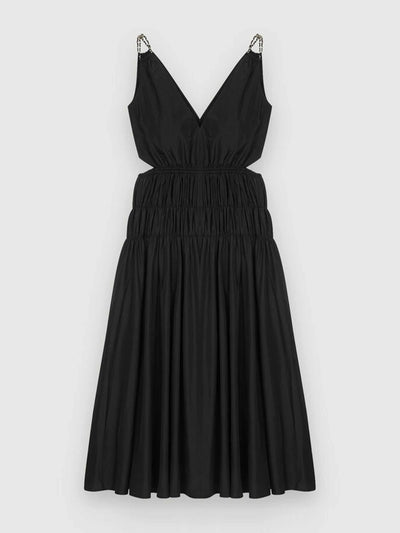 Maje Black cut out dress at Collagerie