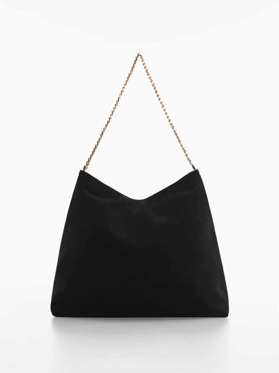 mango Chain leather bag at Collagerie