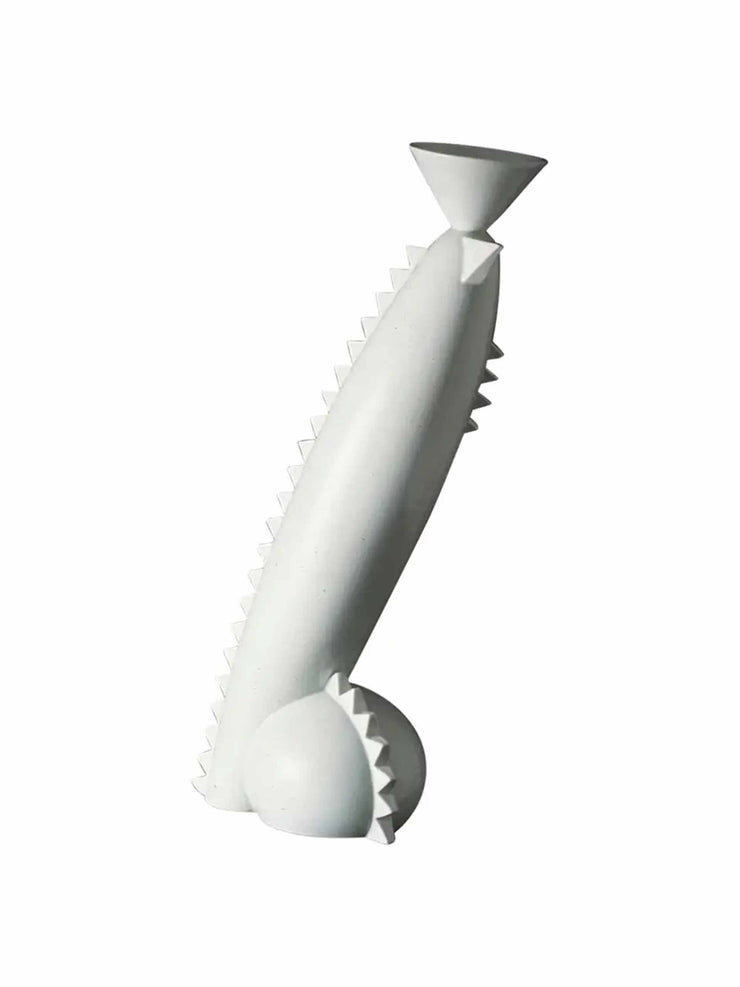 Volga white vase