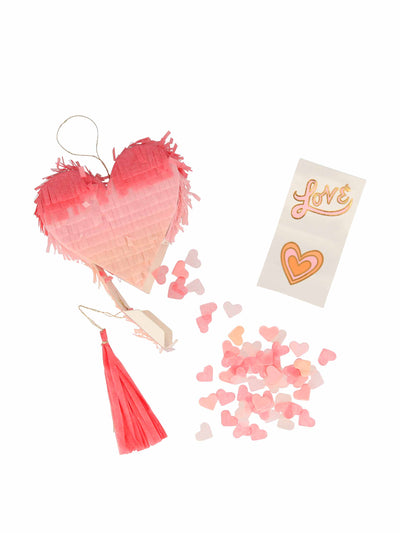 Meri Meri Heart pinata party favours at Collagerie