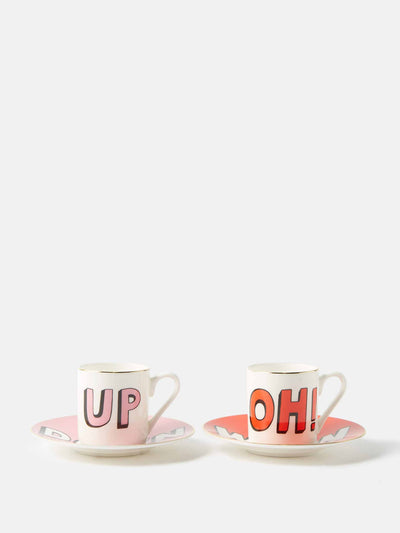 Bella Freud Espresso cups (set of 2) at Collagerie