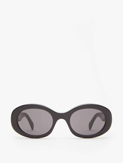 Celine Eyewear Triomphe oval acetate sunglasses at Collagerie