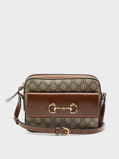 Gucci Brown cross-body bag at Collagerie