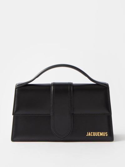 Jacquemus Bambino black leather bag at Collagerie