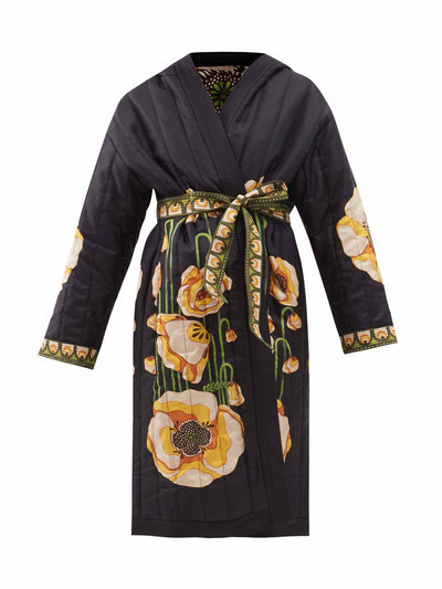 La DoubleJ Floral print robe at Collagerie