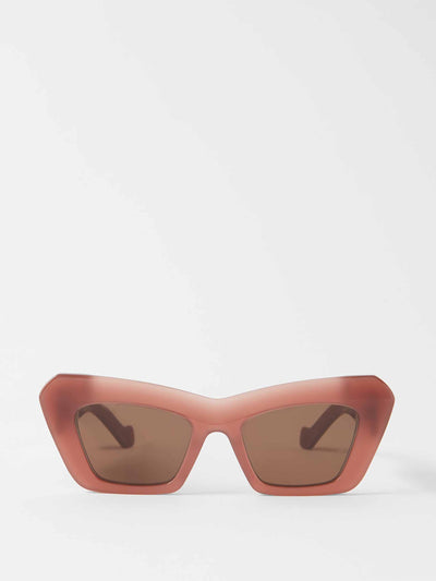 loewe eyewear Oversized cat eye sunglasses at Collagerie