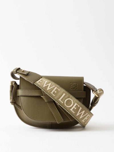 Loewe Mini leather cross-body bag at Collagerie