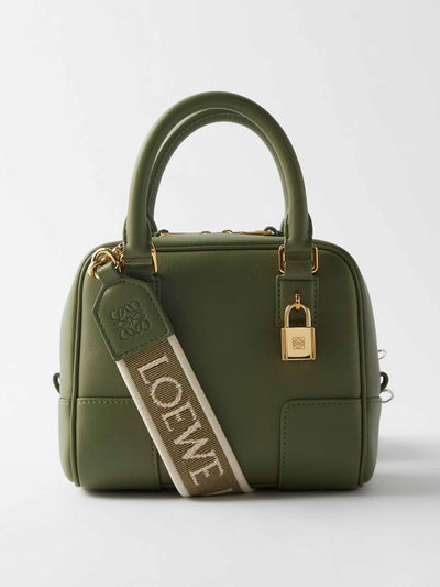 Loewe Green mini leather handbag at Collagerie
