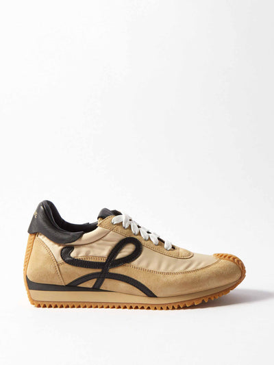 Loewe Nylon and suede trainers at Collagerie