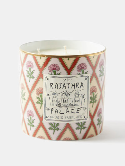 Ginori 1735 X Luke Edward Hall Rajathra Palace scented candle at Collagerie