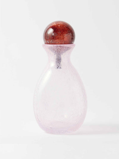 Olivia Cognet Pink glass carafe at Collagerie