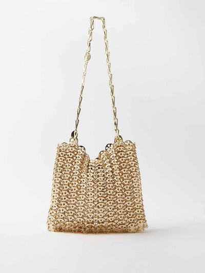 Paco Rabanne Gold chainmail shoulder bag at Collagerie