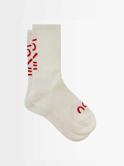 Raey Love-intarsia cotton-blend socks at Collagerie